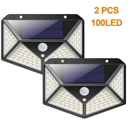 Pack de lámpara solar 100 LED