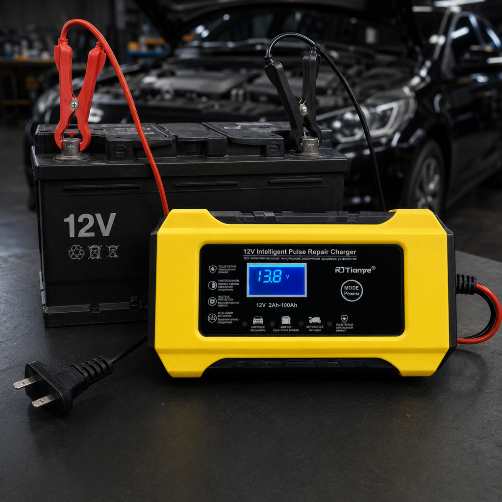Cargador De Bateria De Pulsos 12v