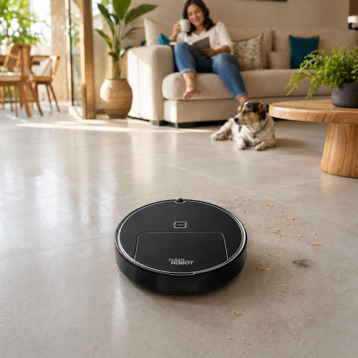 Aspiradora Robot 3 En 1 Limpieza Hogar