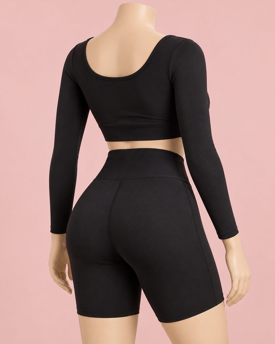 Combo Short Faja Sauna + Faja Cintura Corset