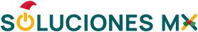 Soluciones MX - logo navideño